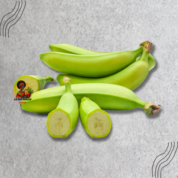 Afroshop Love - Banane plantain vert